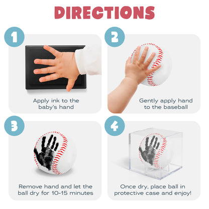 Baseball Hand and Footprint Handprint Kit