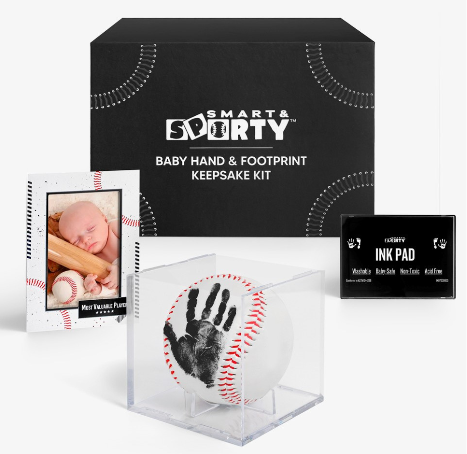 Baseball Hand and Footprint Handprint Kit